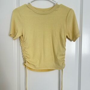 Zara Yellow Short Sleeve Tee